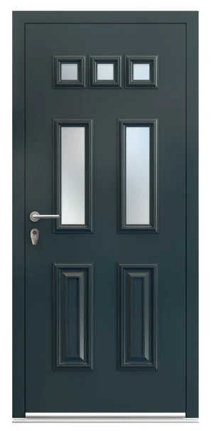 Edwardian aluminium entrance door
