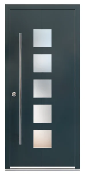 Lymington aluminium entrance door
