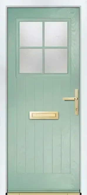 Grove grille composite door