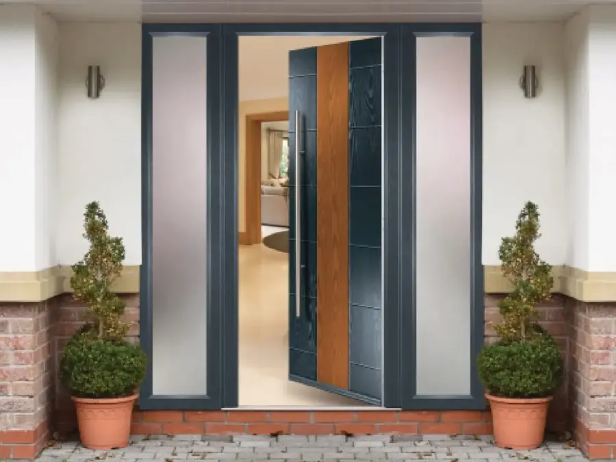 A composite front door