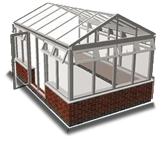 Gable end conservatory