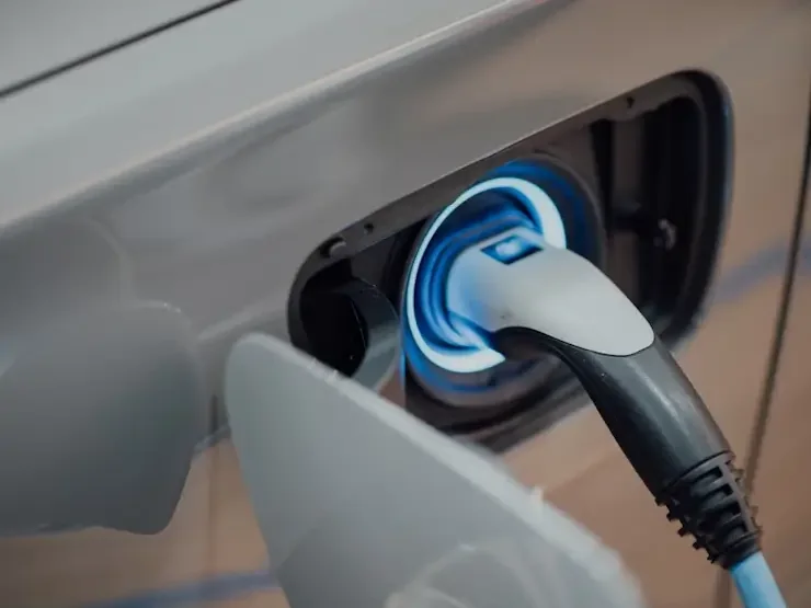An EV charging point