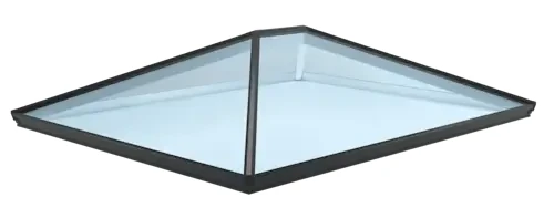 Blue roof lantern glazing