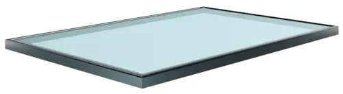 Blue rooflight glazing