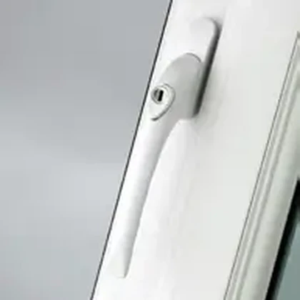 White window handle