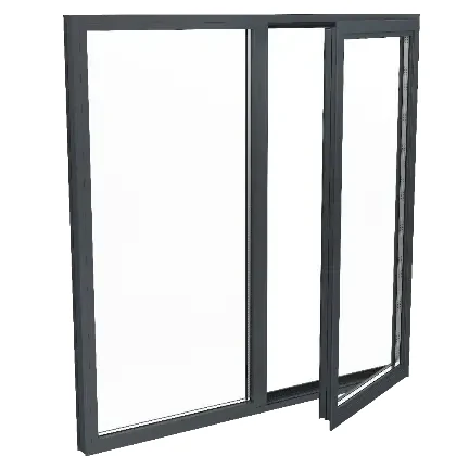 How a aluminium flush casement windows opens