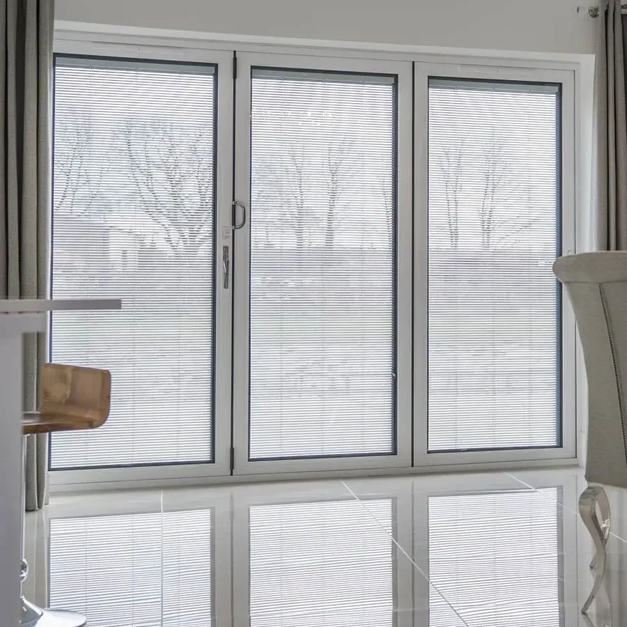 Motorised integral blind control