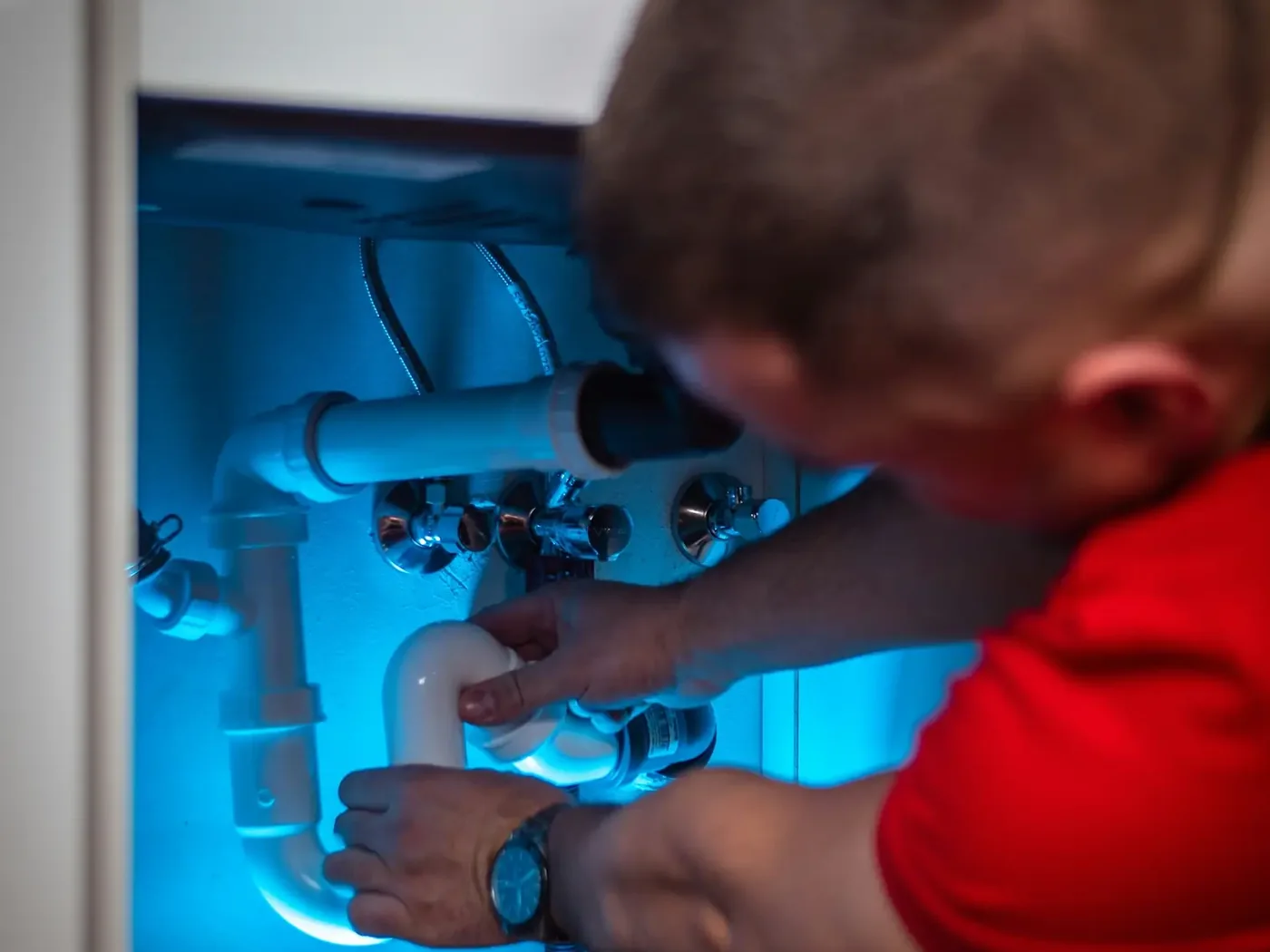 Plumbing and heating work