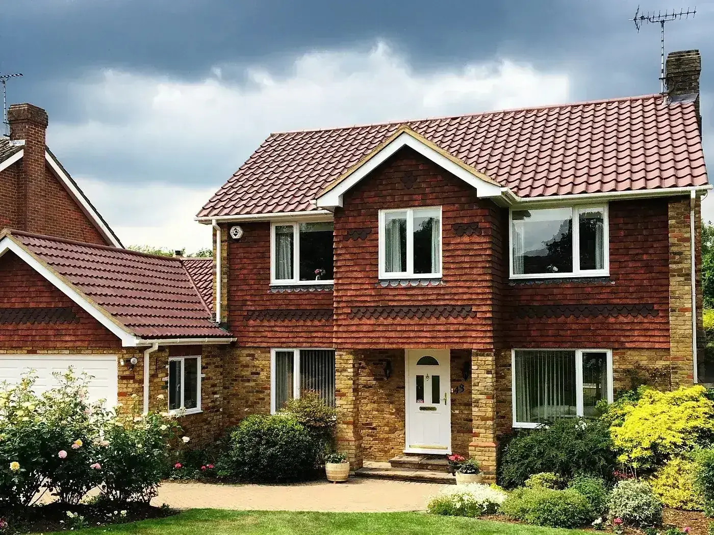 A roof restored with RENOTEC coating