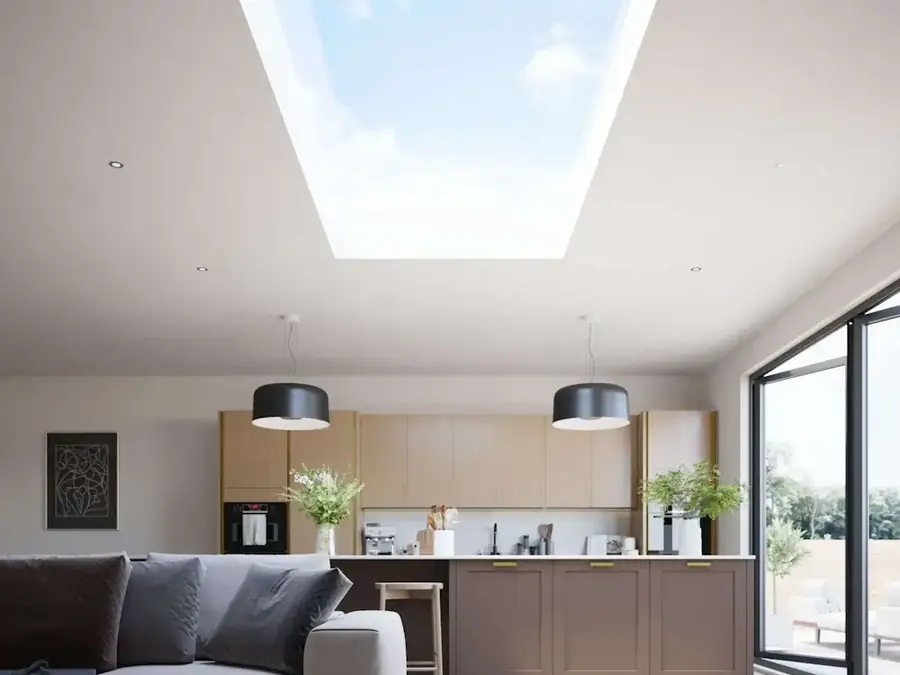 A flat rooflight