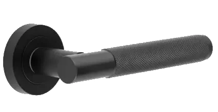 Matt black interior screen handle