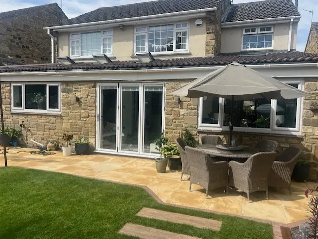 UPVC casement windows on a house